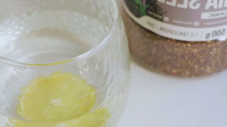 Lemon Water vs. Chia Seeds Water