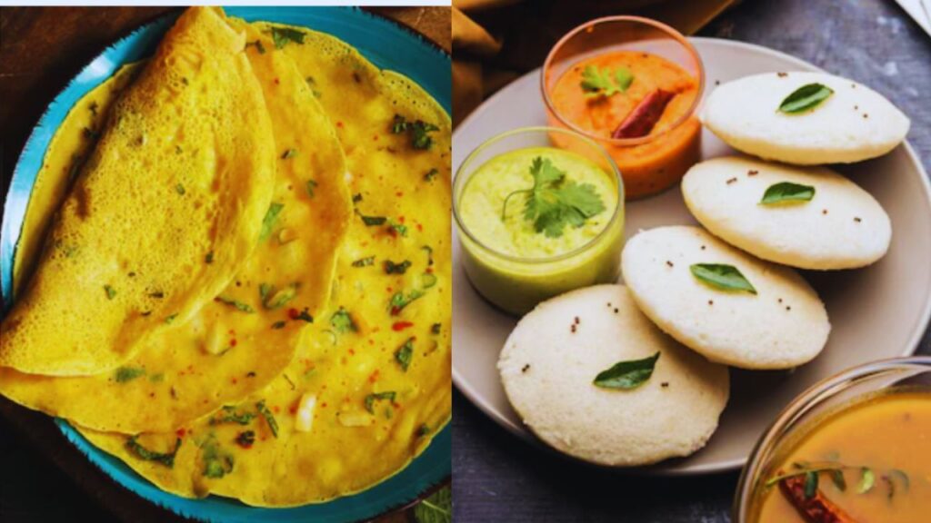 Idli vs Moong Chilla