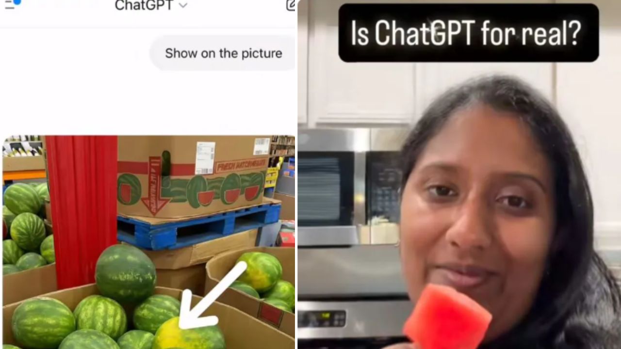 Indian Woman Asks ChatGPT to Pick a Watermelon