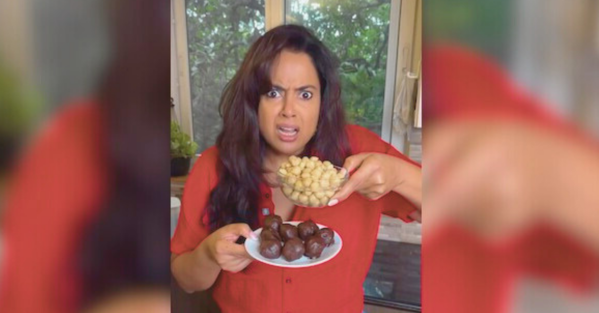 Sameera Reddy Surprises Fans With High-Protein Dessert Recipe Using Kabuli Chana
