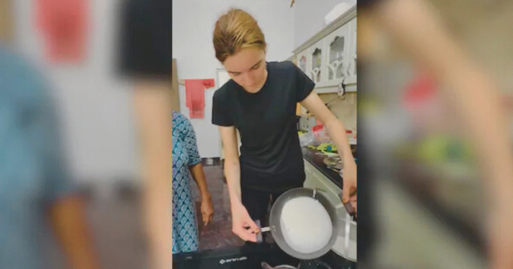 Polish Woman Tries Making Kerala-Style Appam the Traditional Way, Internet Applauds