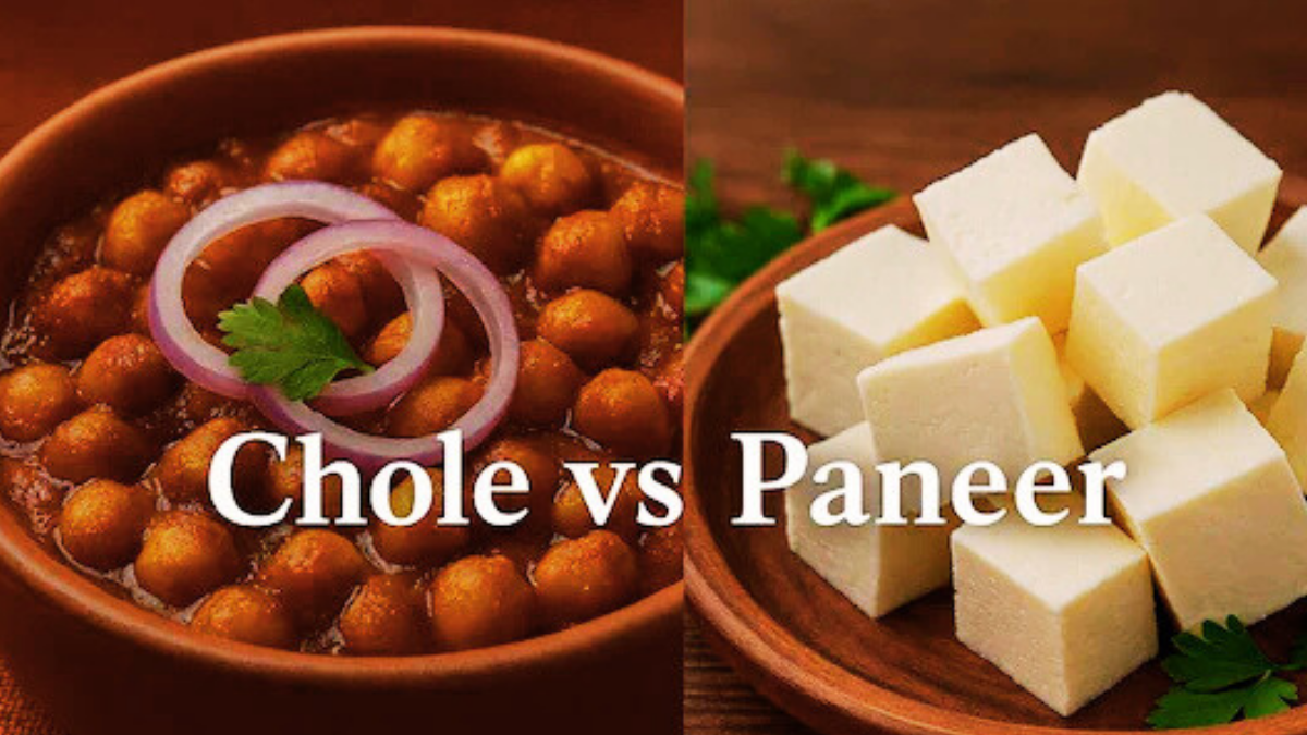 Chole vs Paneer